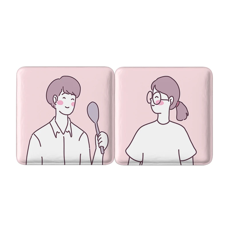 مگنت خندالو مدل آشپزی دو نفره کد A102 مجموعه 2 عددی