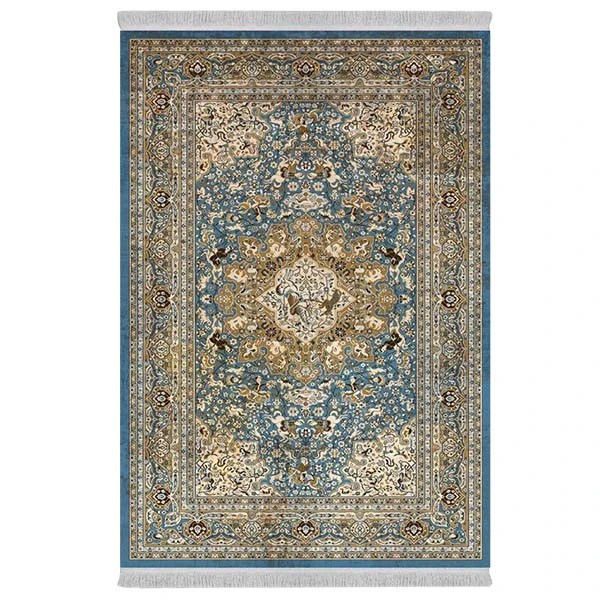 فرش پارچه‌ای دفه مدل فرشینه طرح مدرن کد 756