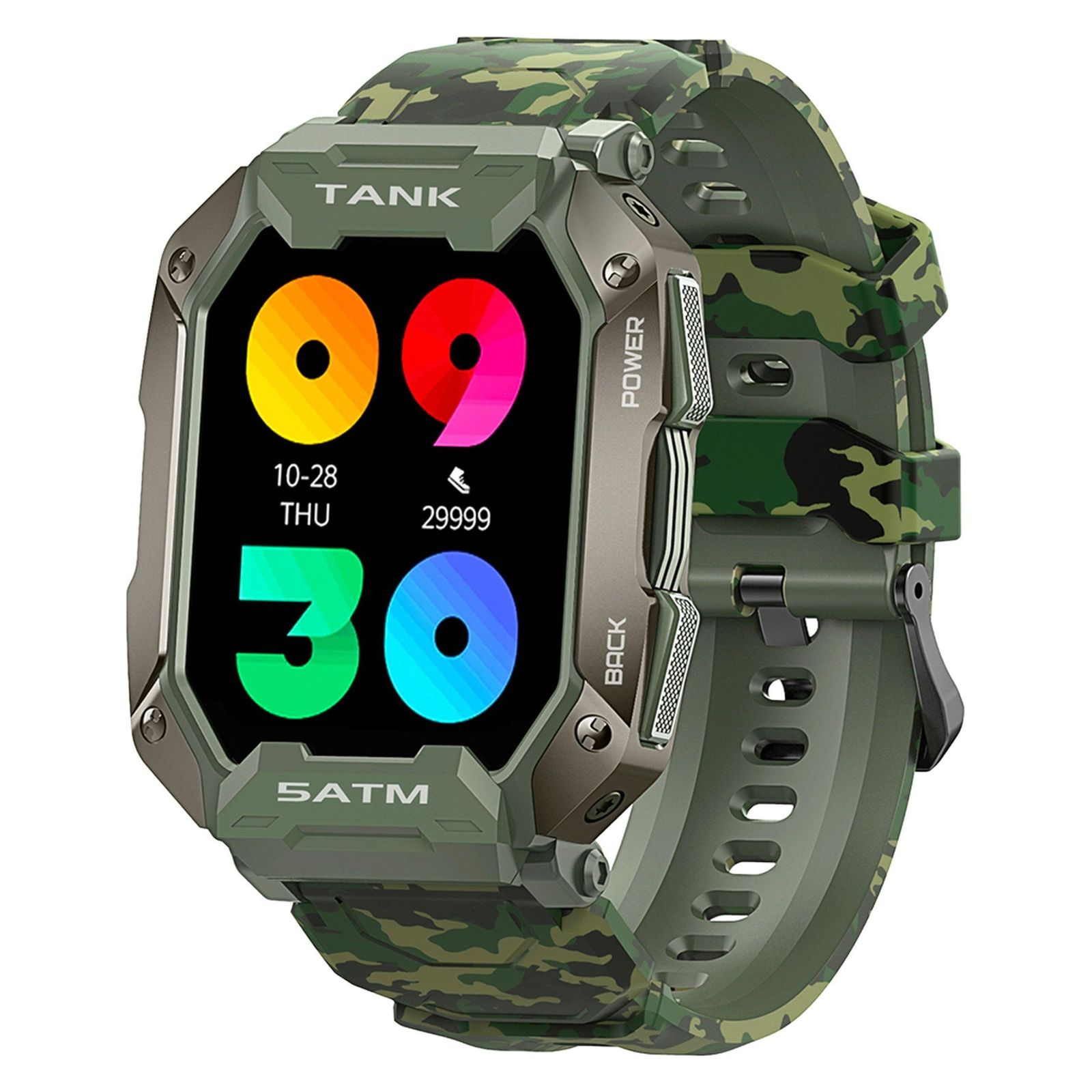 ساعت هوشمند کازپت مدل TANK M1 CAMO GRN - - 1