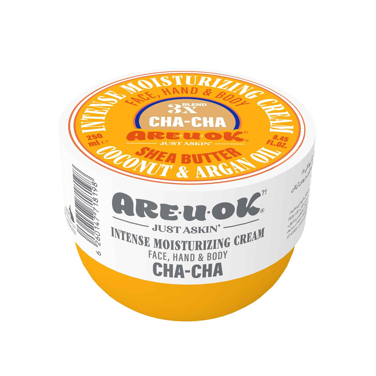 کرم مرطوب‌کننده آر یو اوکی مدل CHA CHA حجم 250 میلی‌لیتر -  - 1