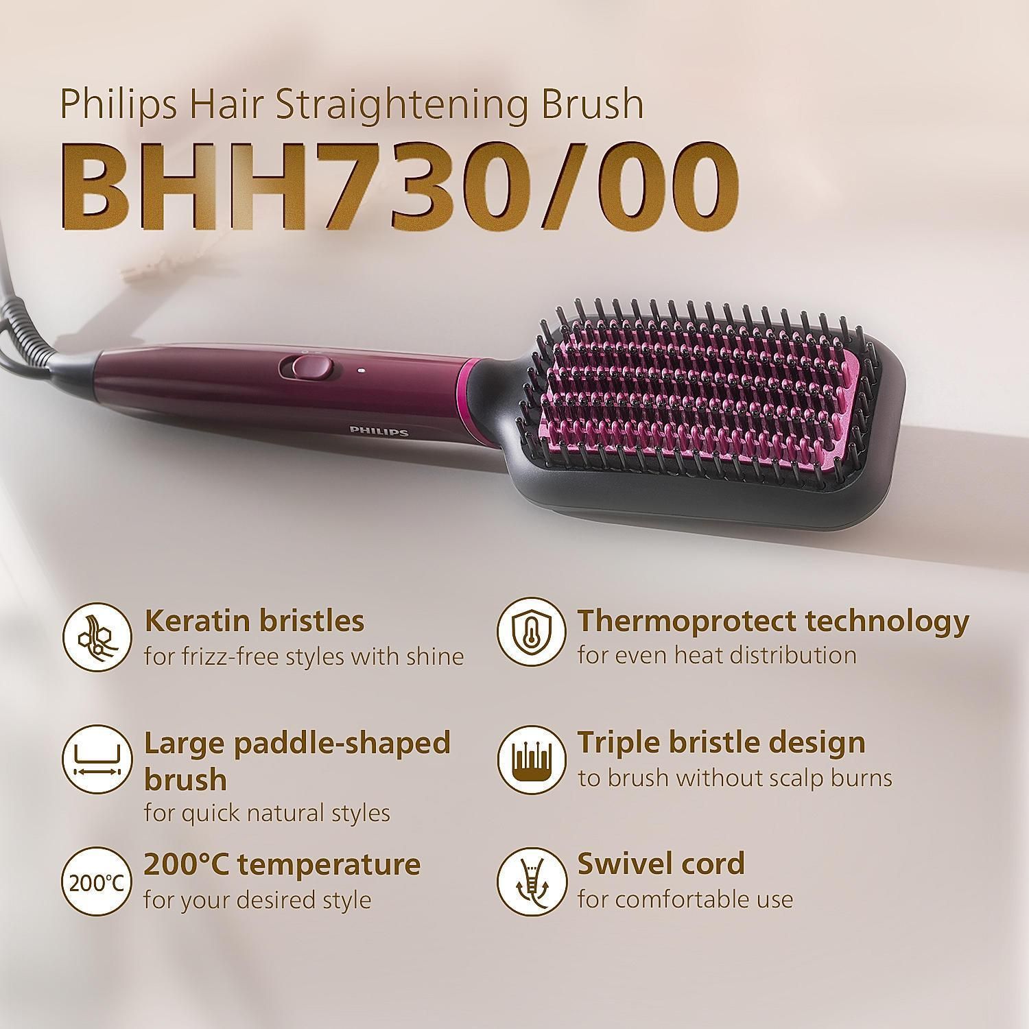 برس حرارتی فیلیپس مدل BHH730 -  - 3