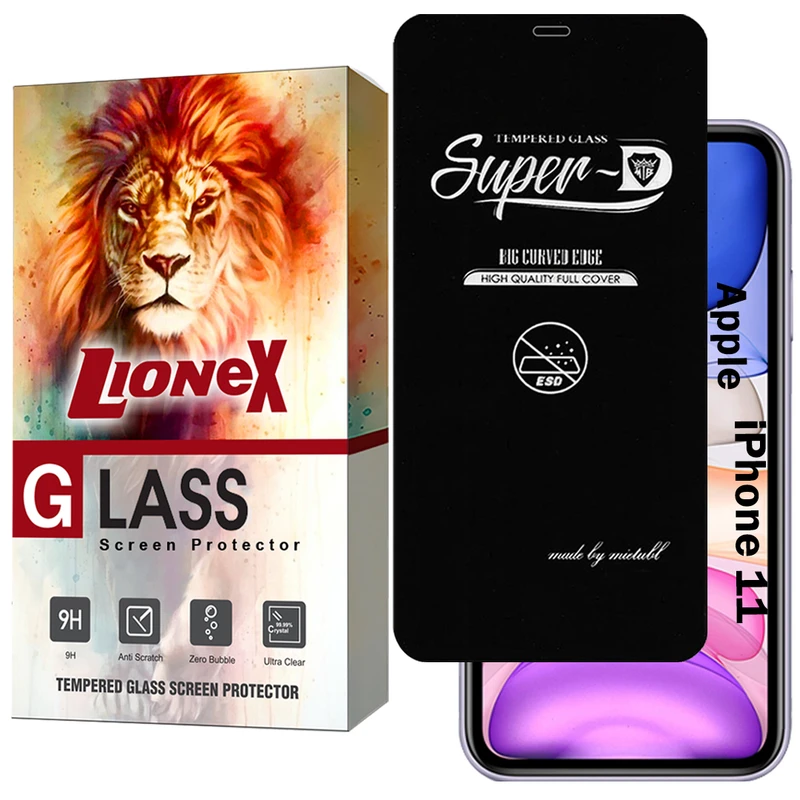 محافظ صفحه نمایش لایونکس مدل SUPERDNL مناسب برای گوشی موبایل اپل iPhone 11