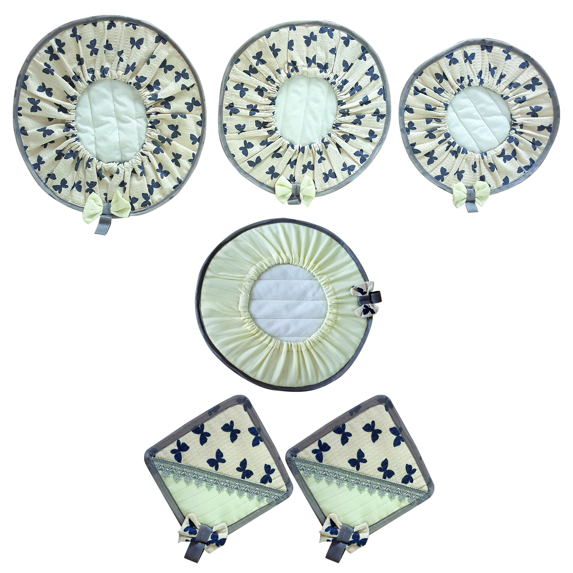 سرویس آشپزخانه 6 تکه طرح پروانه مدل NB-1001