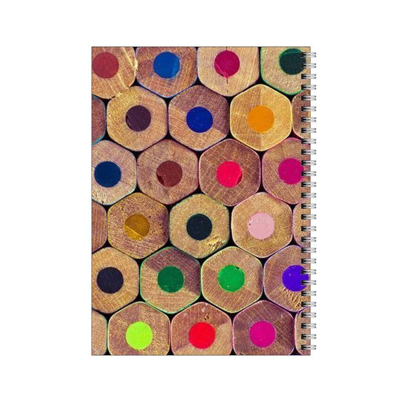 دفتر مشق 100 برگ بامبیلیپ طرح پترن مداد ته مداد رنگی کد 5309200