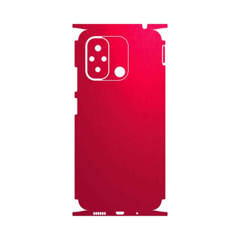 برچسب پوششی ماهوت مدل Matte-Warm-Red-FullSkin مناسب برای گوشی موبایل شیائومی Redmi 12C