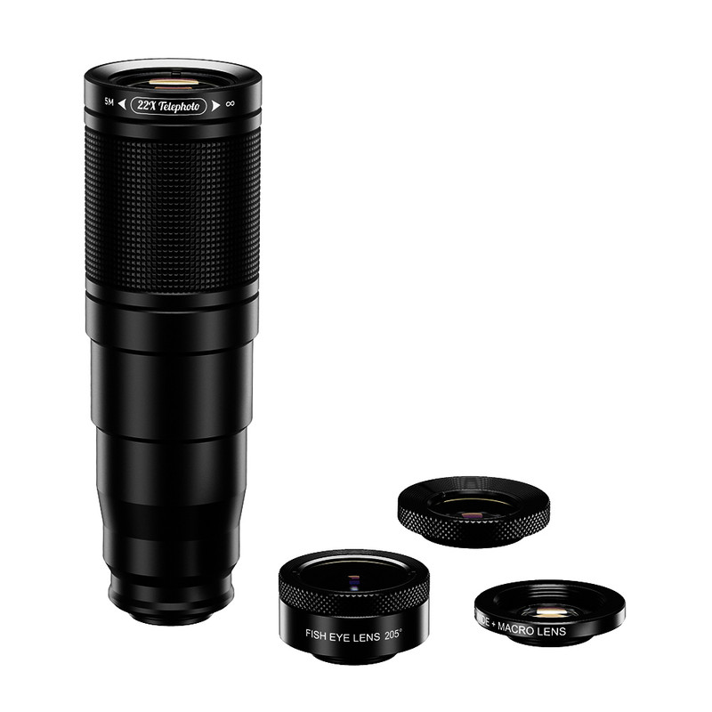 لنز کلیپسی موبایل اپیکسل مدل APL-22x مجموعه 4 عددی