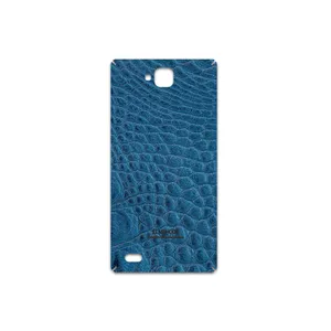 MAHOOT Blue-Crocodile-Leather Cover Sticker for Honor 3C