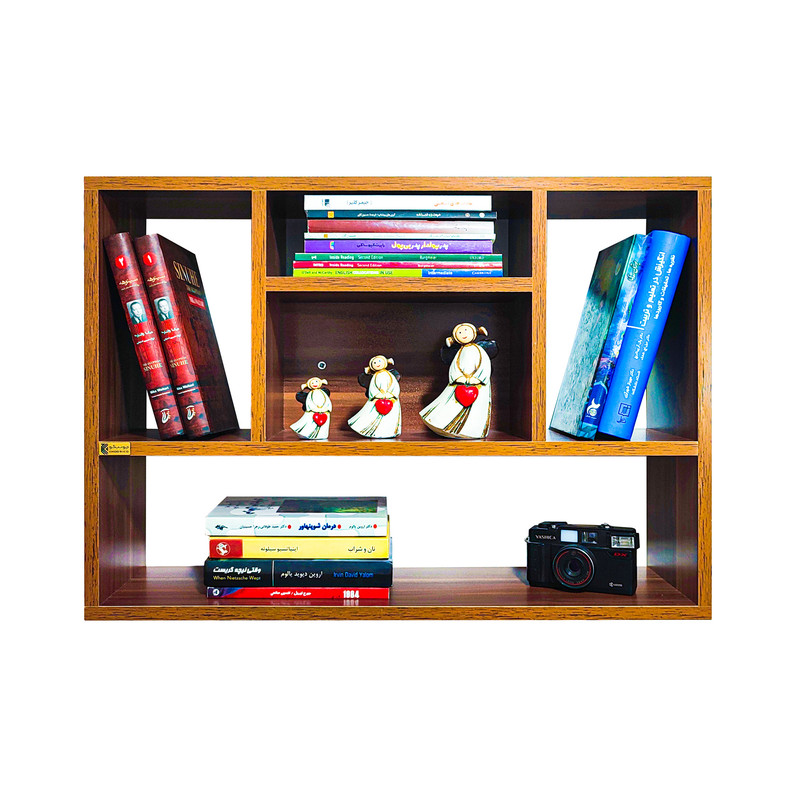 کتابخانه دیواری پنج طبقه چوبیکو مدل ch760