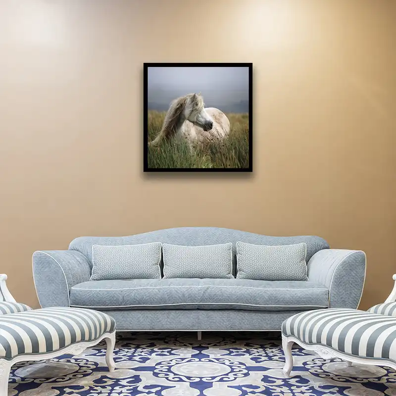 تابلو مدل اسب تنها 2