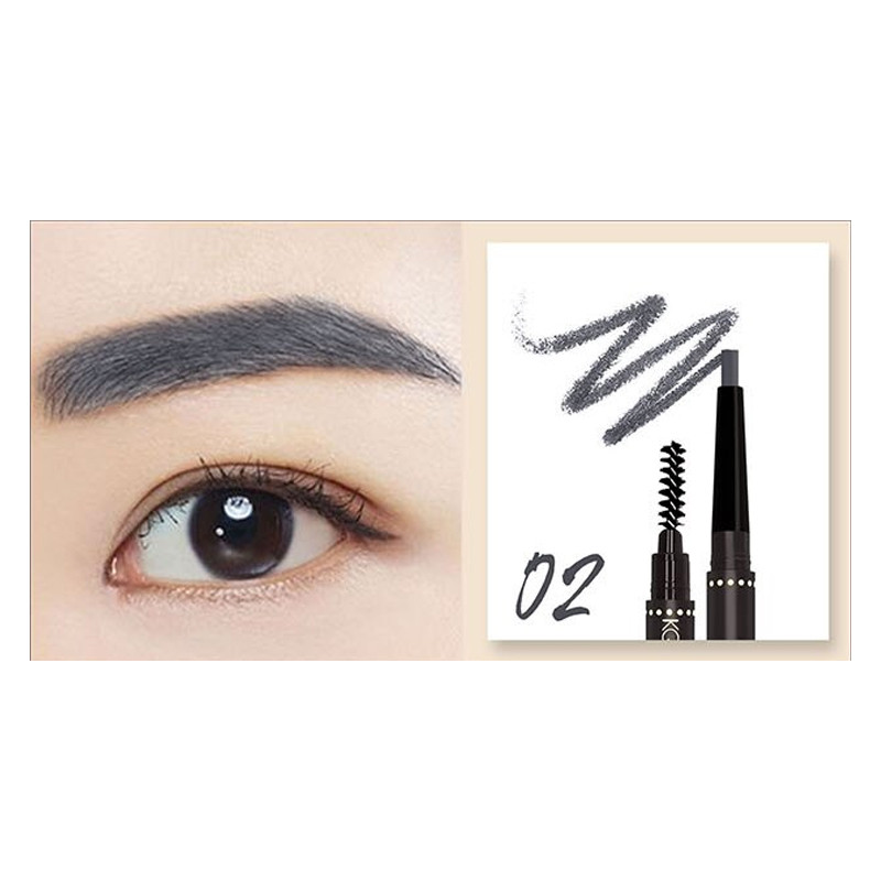 مداد ابرو کی کیو تی کیو کی مدل KK227 شماره 02 مداد ابرو کی کیو تی کیو کی مدل KK227 شماره 02