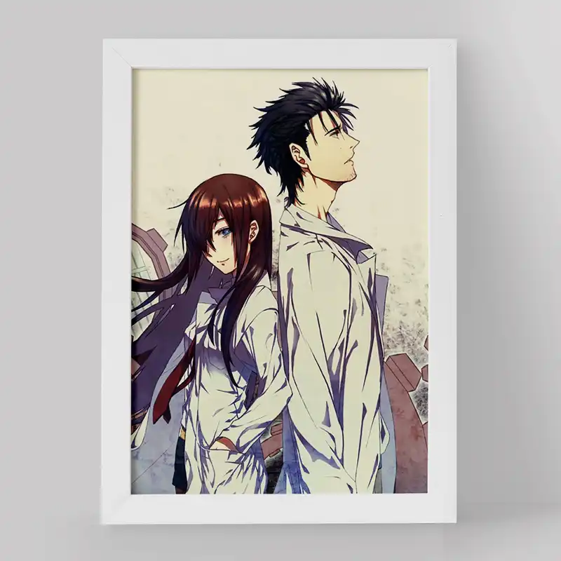 تابلو خندالو مدل رینتارو و کوریسو ماکیسه انیمه اشتاینز گیت کد 17465