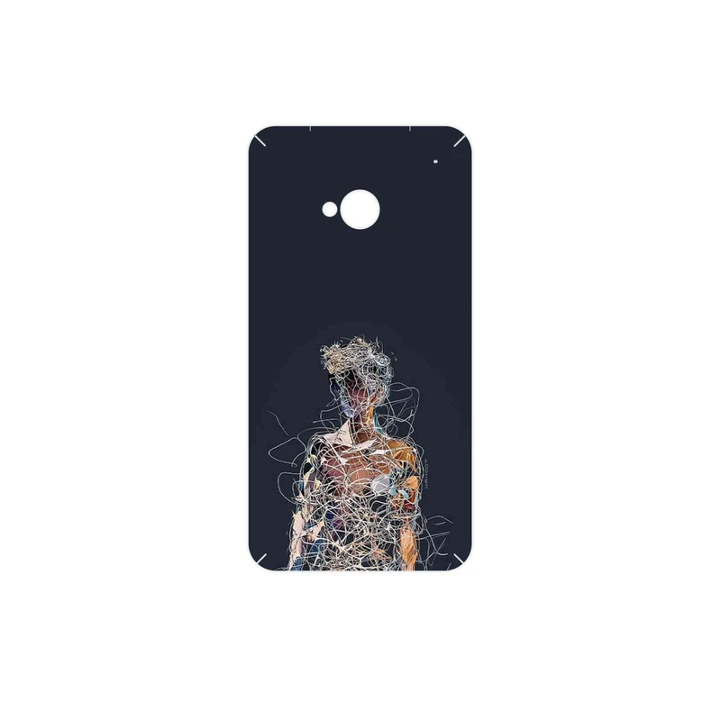 برچسب پوششی ماهوت مدل Strings Digital Art 1 مناسب برای گوشی موبایل اچ تی سی One M7