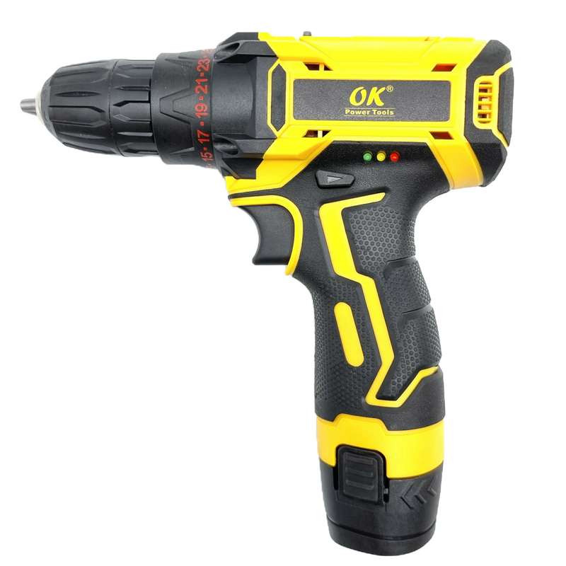 دریل پیچ گوشتی شارژی صنعتی اوکی مدل K1218 دریل پیچ گوشتی شارژی صنعتی اوکی مدل K1218