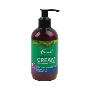 کرم مرطوب کننده دست و صورت گلاما مدل Aloe vera مناسب انواع پوست حجم 200 میلی لیتر