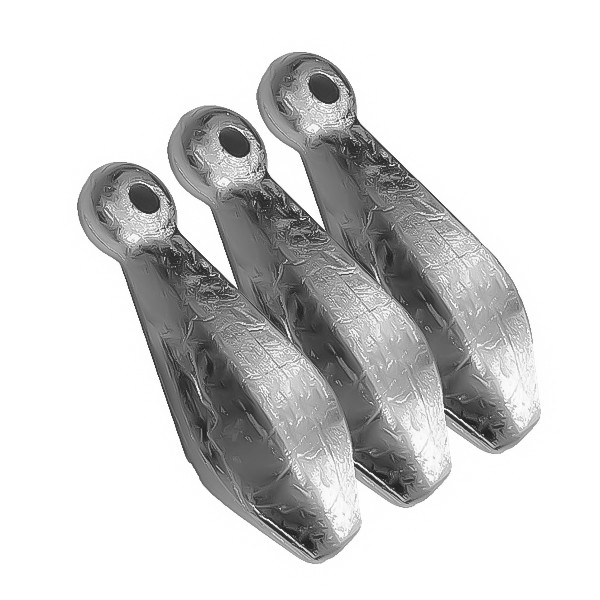 سرب ماهیگیری مدل پرتابی کد 125g بسته 3 عددی