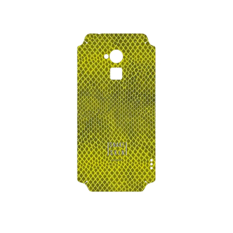 برچسب پوششی ماهوت مدل Yellow Snake Skin مناسب برای گوشی موبایل اچ تی سی One Max