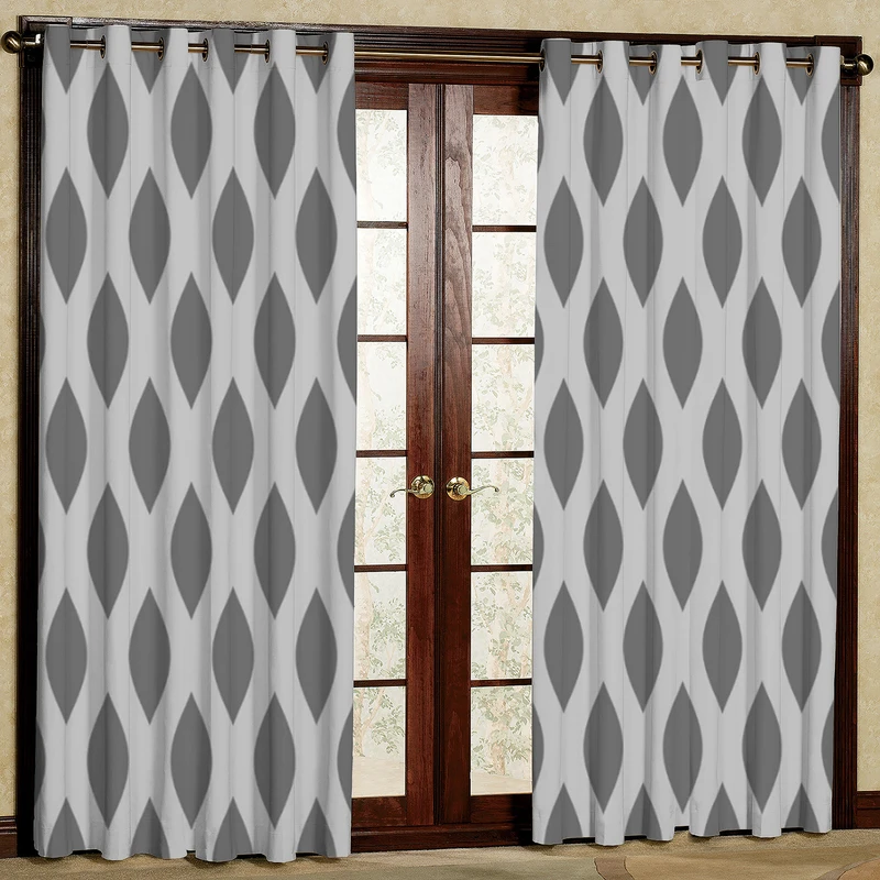 پرده مدل زیگ زاگی مخمل پانچی کد 4359 سایز 200x140 سانتی متر