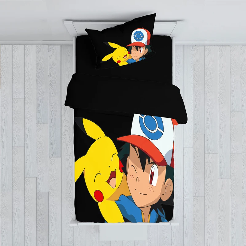 سرویس روتختی مدل پسر کارتونی TXY429 تک نفره 5 تکه