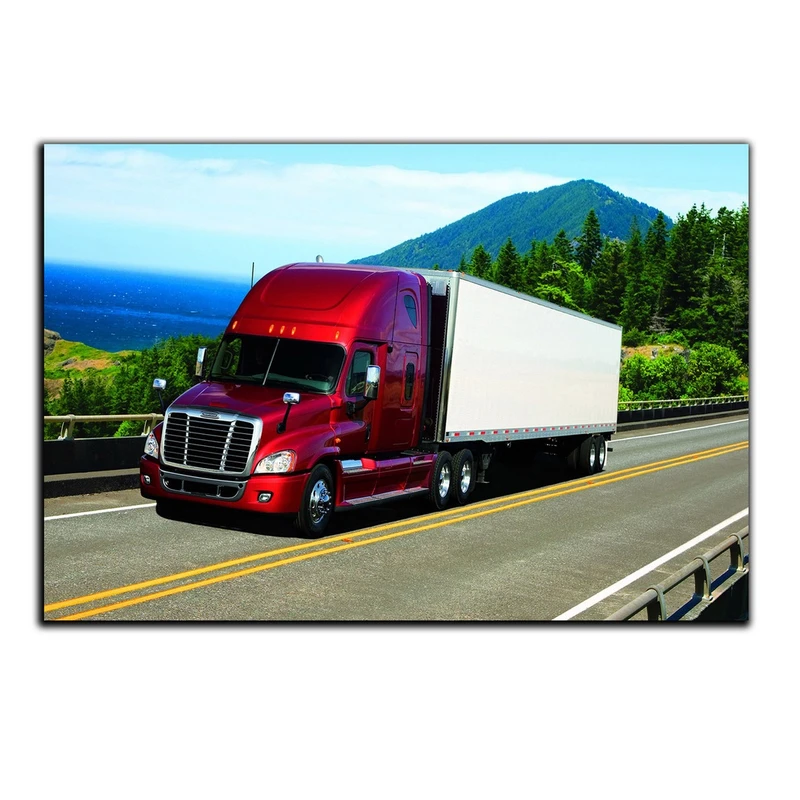 تابلو شاسی بکلیت طرح ماشین سنگین تریلی مدل SH-4851