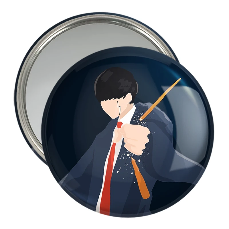 آینه جیبی خندالو مدل انیمه ماشیل جادو و ماهیچه کد 27566