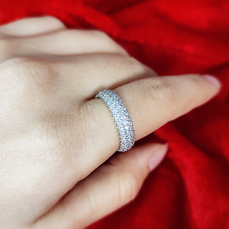 انگشتر نقره زنانه مدل پرنسس کد NG3715 انگشتر نقره زنانه مدل پرنسس کد NG3715