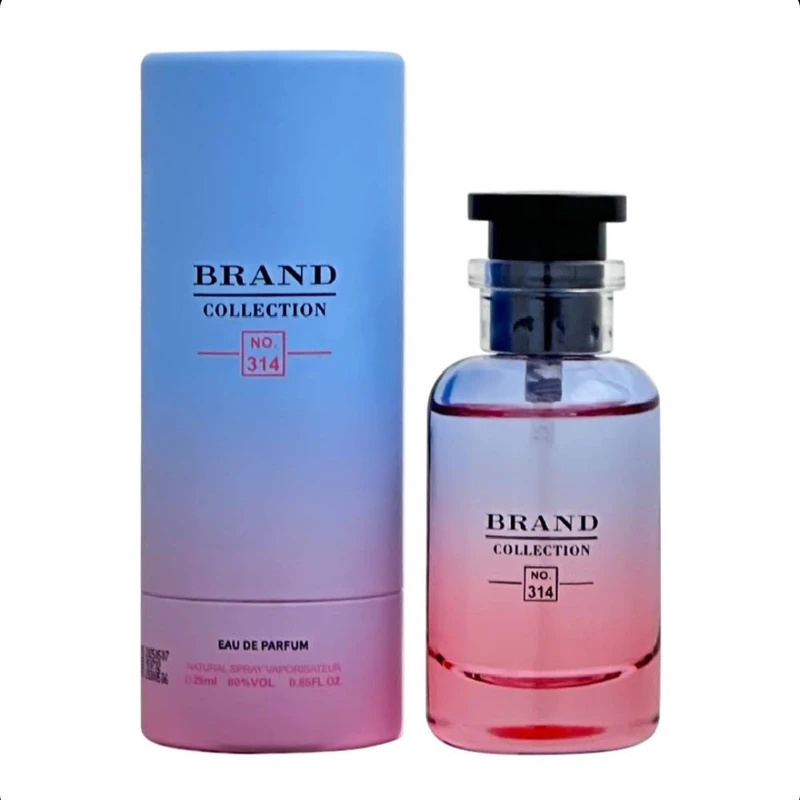 عطر جیبی برند کالکشن مدل 314 با رایحه خنک حجم 25 میلی‌لیتر