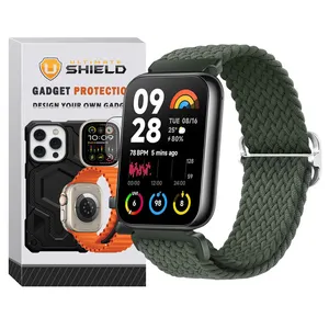 Ultimate Shield Braided SPC BK Band For Xiaomi Mi Band 9 Pro 30mm