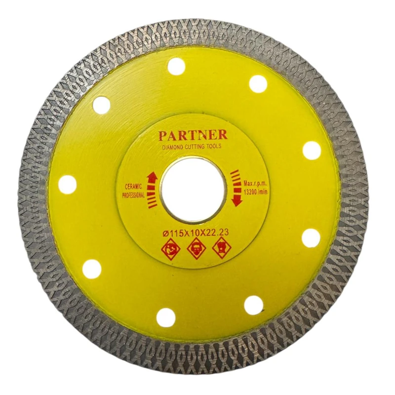 تیغه اره دیسکی پرسلان بر پارتنر کد 008 سایز 115 میلی متر