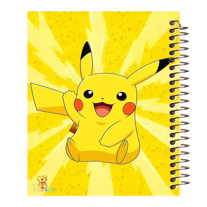 دفتر مشق 100 برگ بانیبو طرح  پیکاچو کد 1123