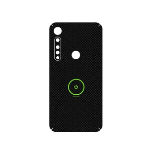 MAHOOT Minimal Power Button Cover Sticker for Motorola One Vision Plus