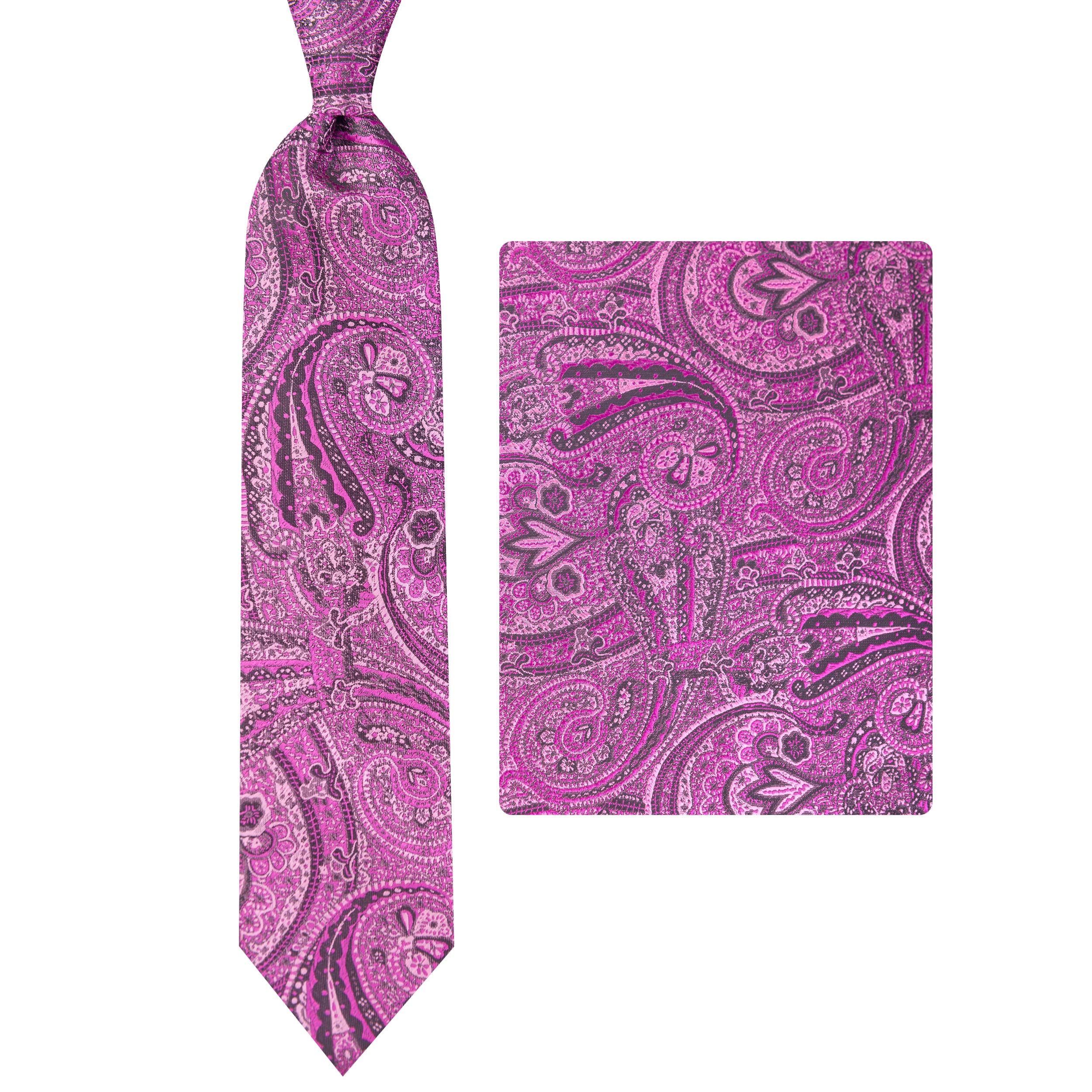 ست کراوات و دستمال جیب مردانه مدل GF-PA1537-PU
