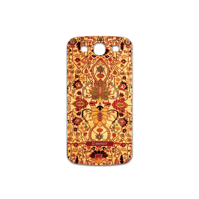 برچسب پوششی ماهوت مدل Persian-Carpet-Yellow مناسب برای گوشی موبایل سامسونگ Galaxy S3 Neo