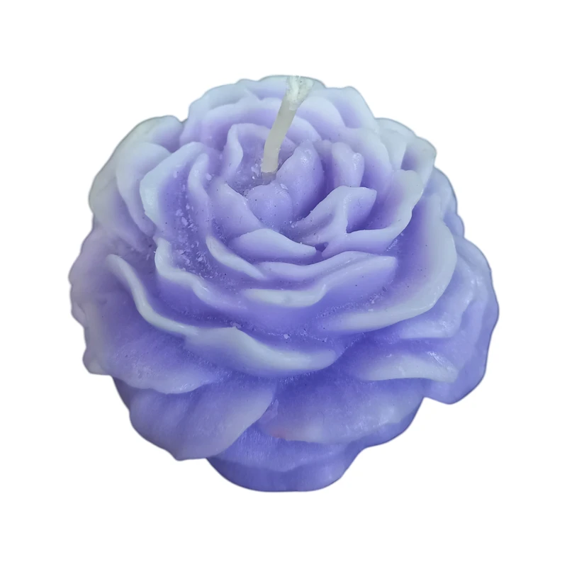 شمع دست ساز بدون بو مدل آلاله زمان اتمام ۳ ساعت