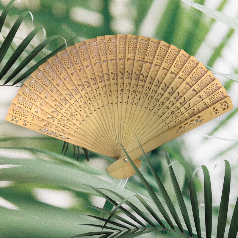 بادبزن مدل دستی طرح ژاپنی گلدار