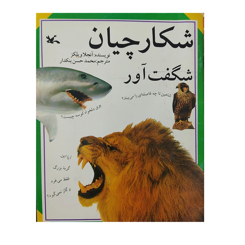 کتاب شکارچیان شگفت آور اثر آنجلا ویلکز انتشارات کانون پرورش فکری کودکان و نوجوانان