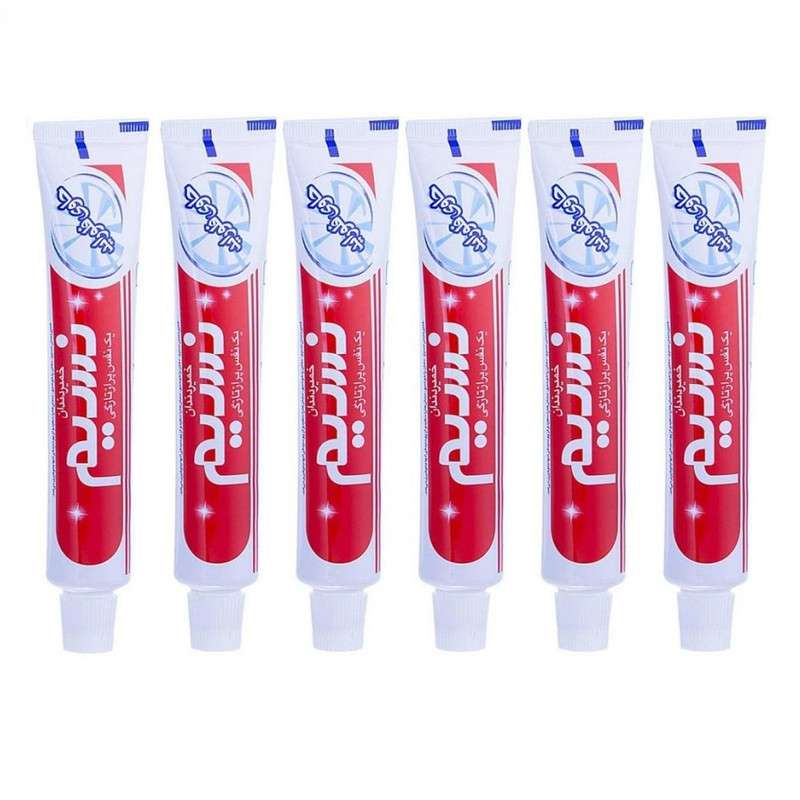 خمیر دندان نسیم مدل Fresh حجم 53 میلی لیتر بسته 6 عددی