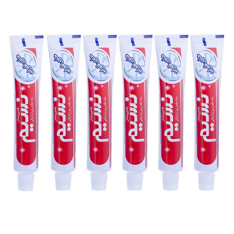 خمیر دندان نسیم مدل Fresh حجم 53 میلی لیتر بسته 6 عددی