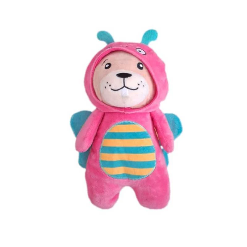 عروسک مدل سگ کلاهدار ارتفاع 25 سانتی متر 