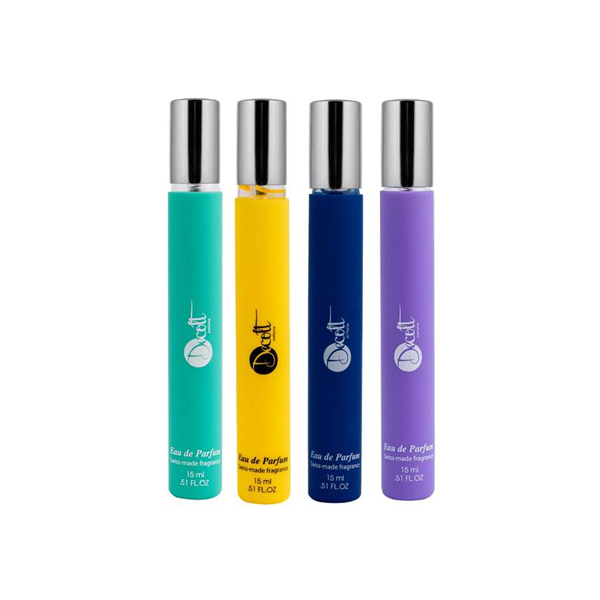 عطر جیبی دکلت مدل 259 حجم 15 میلی لیتر مجموعه 4 عددی
