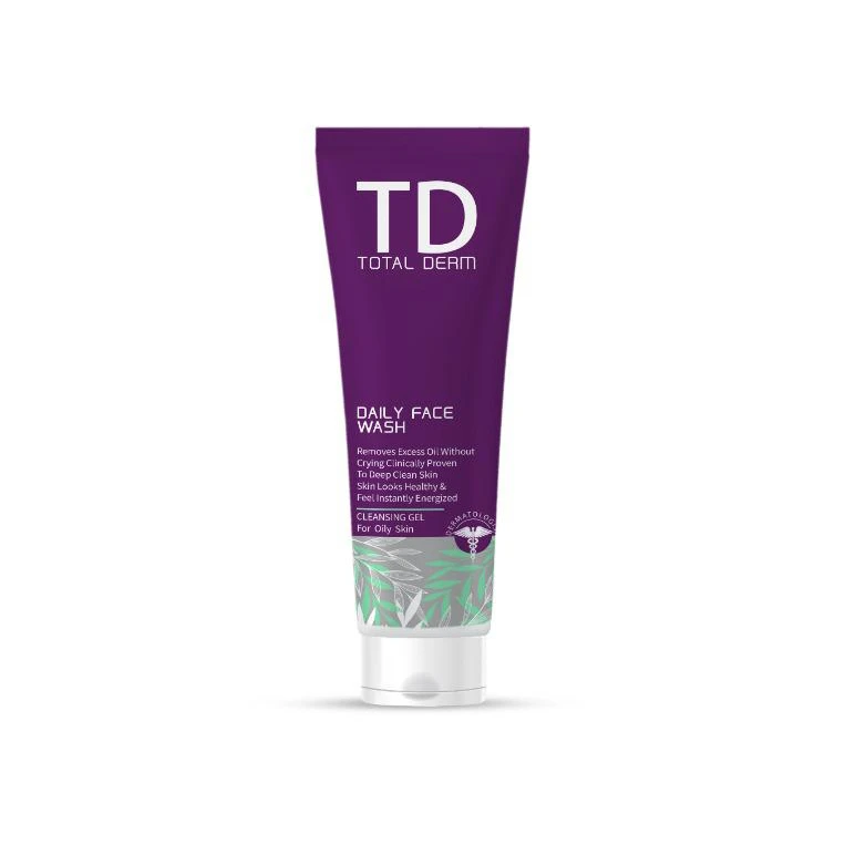 ژل شستشو صورت توتال درم مدل 001 حجم 150 میلی لیتر