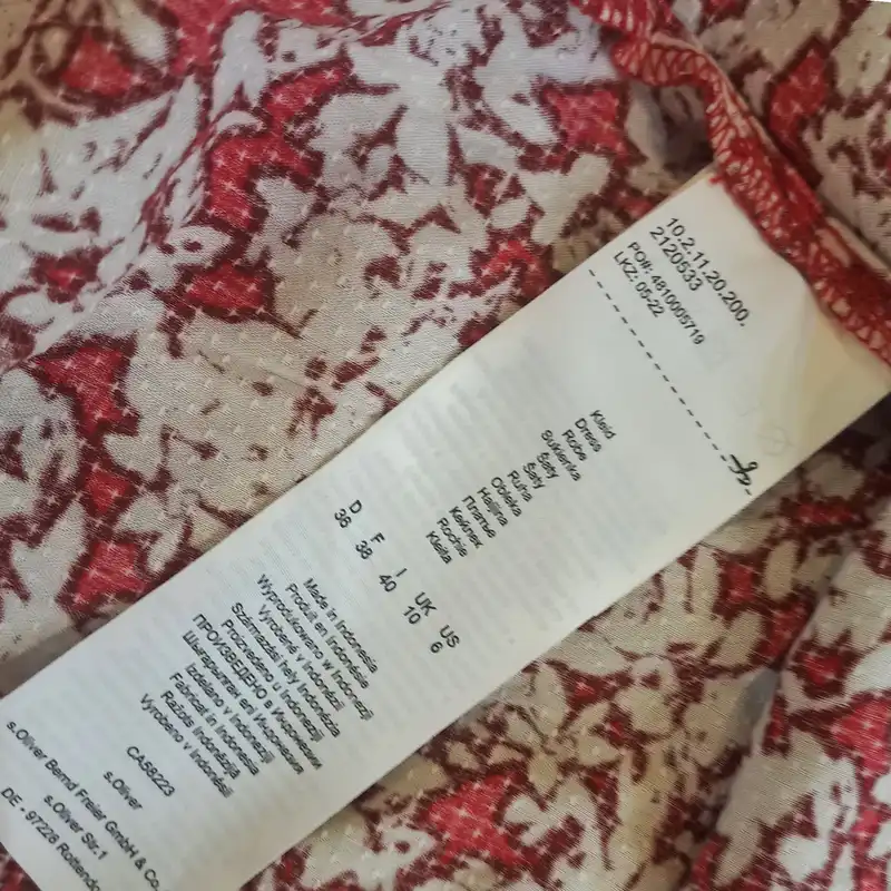 پیراهن زنانه اس.اولیور مدل RSH - 31A1