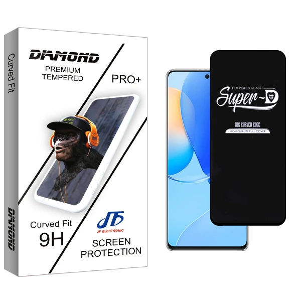 محافظ صفحه نمایش شیشه ای جی اف مدل Diamond Glass Super D مناسب برای گوشی موبایل هوآوی Nova 9 SE