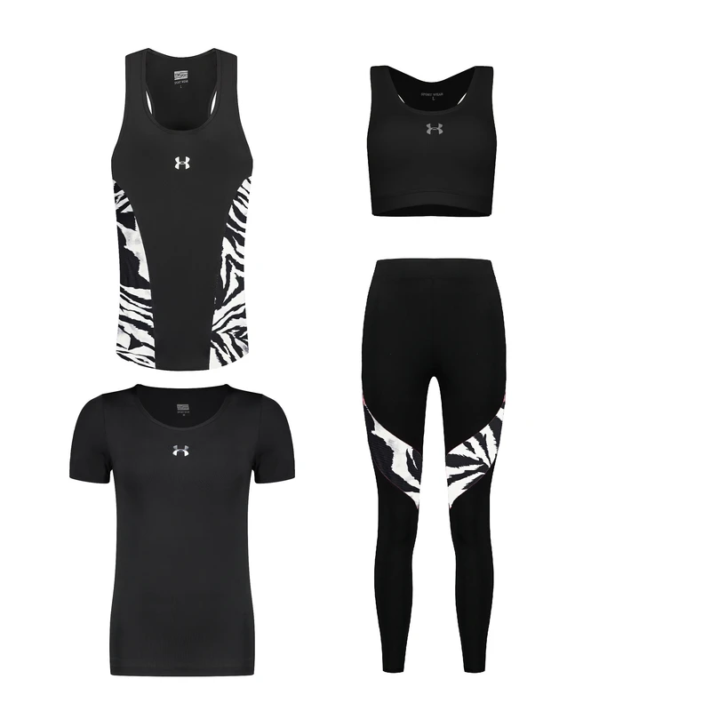 ست چهار تکه لباس ورزشی زنانه مدل 1801-8101-7101-1401