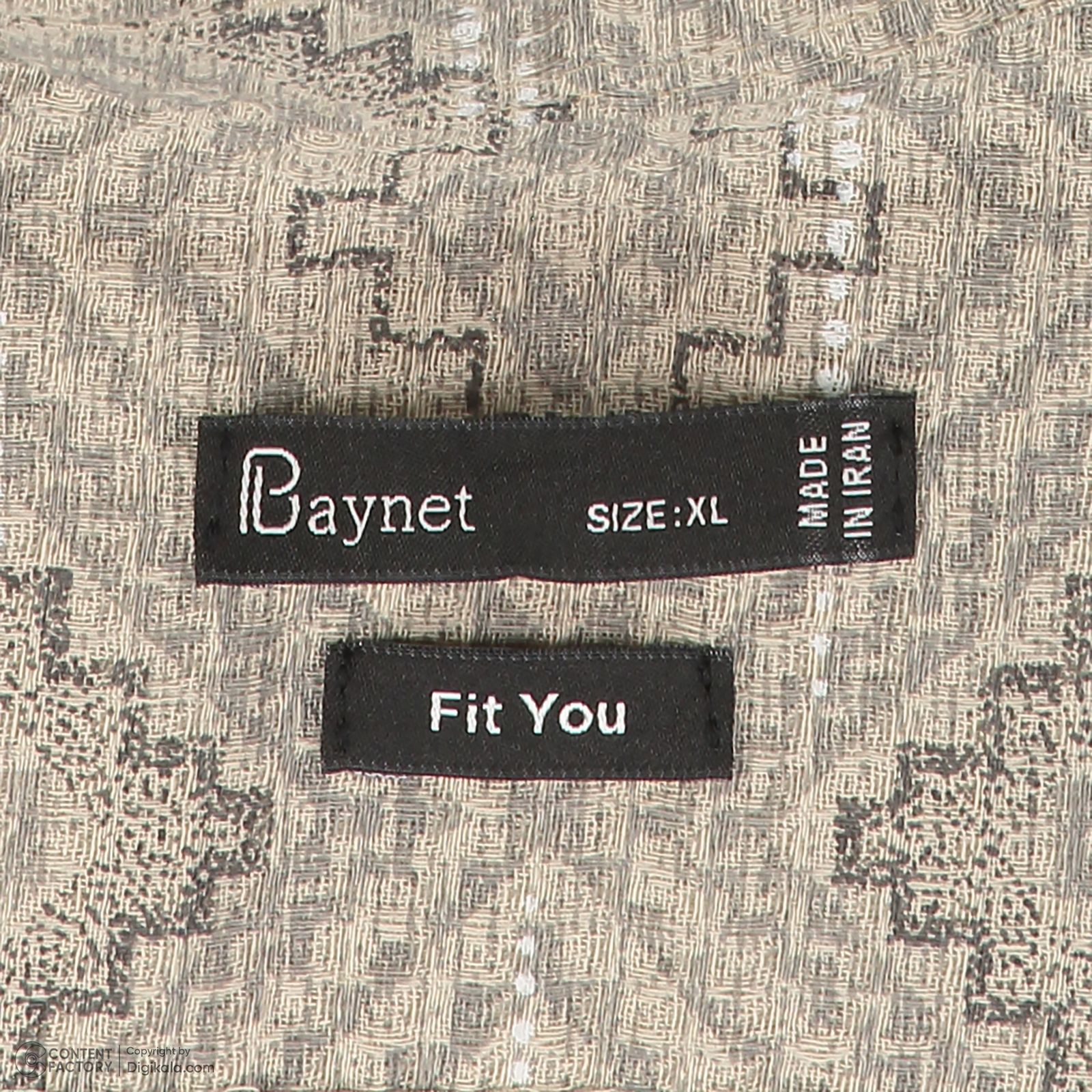 پیراهن آستین کوتاه یقه برگردان مردانه باینت مدل 2261825-2 - - 12