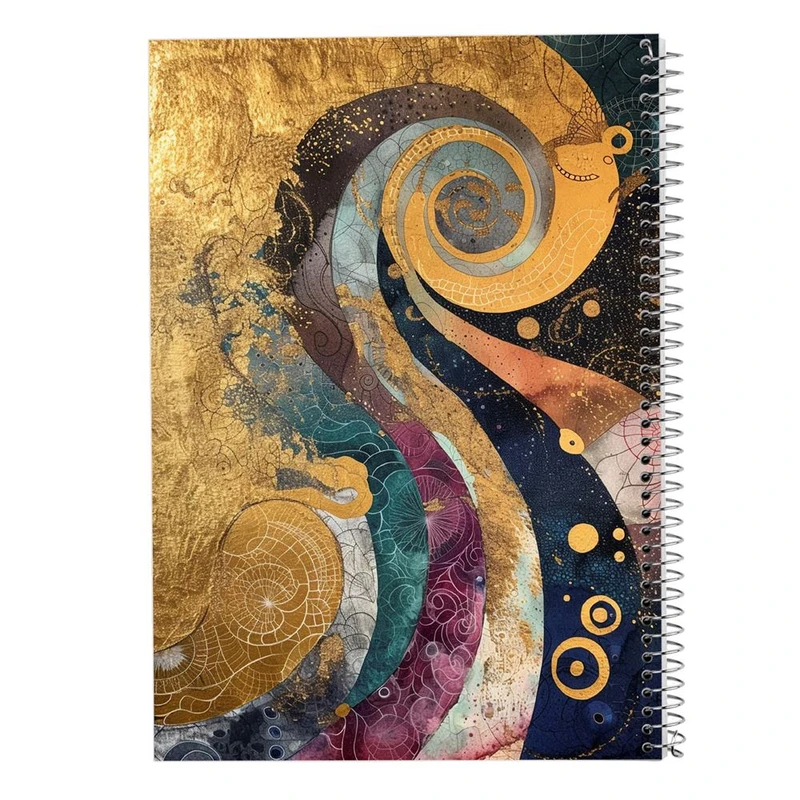 دفتر ژورنال نویسی 50 برگ مدوپد مدل نقطه ای طرح اشکال فانتزی کد DF16293