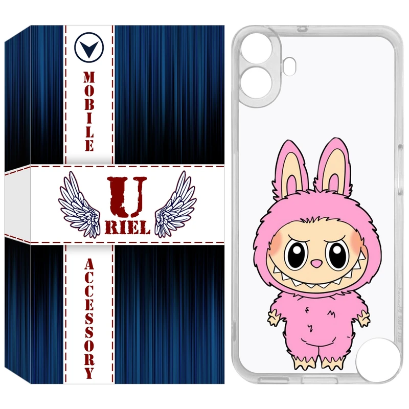 کاور یوریل مدل Clear کد 129 طرح لبوبو Labubu مناسب برای گوشی موبایل ناتینگ فون Nothing CMF Phone 1