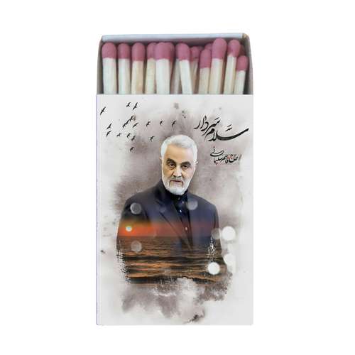 کبریت طرح شهید حاج قاسم سلیمانی مدل K1046