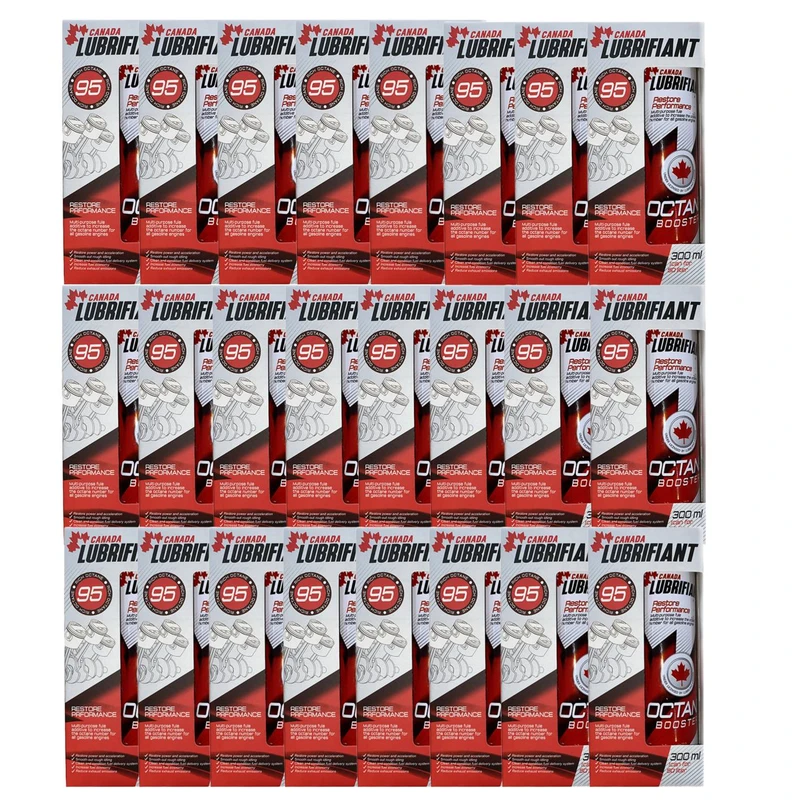 اکتان بوستر کانادا لوبریفنت مدل rich octane حجم 300 میلی لیتر فلزی بسته 24 عددی