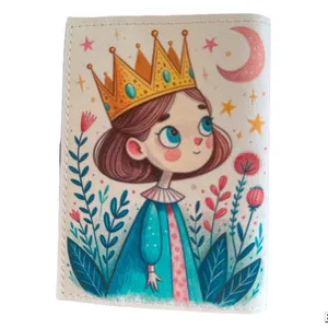 جلد شناسنامه زنانه مدل پرنسس ستاره
