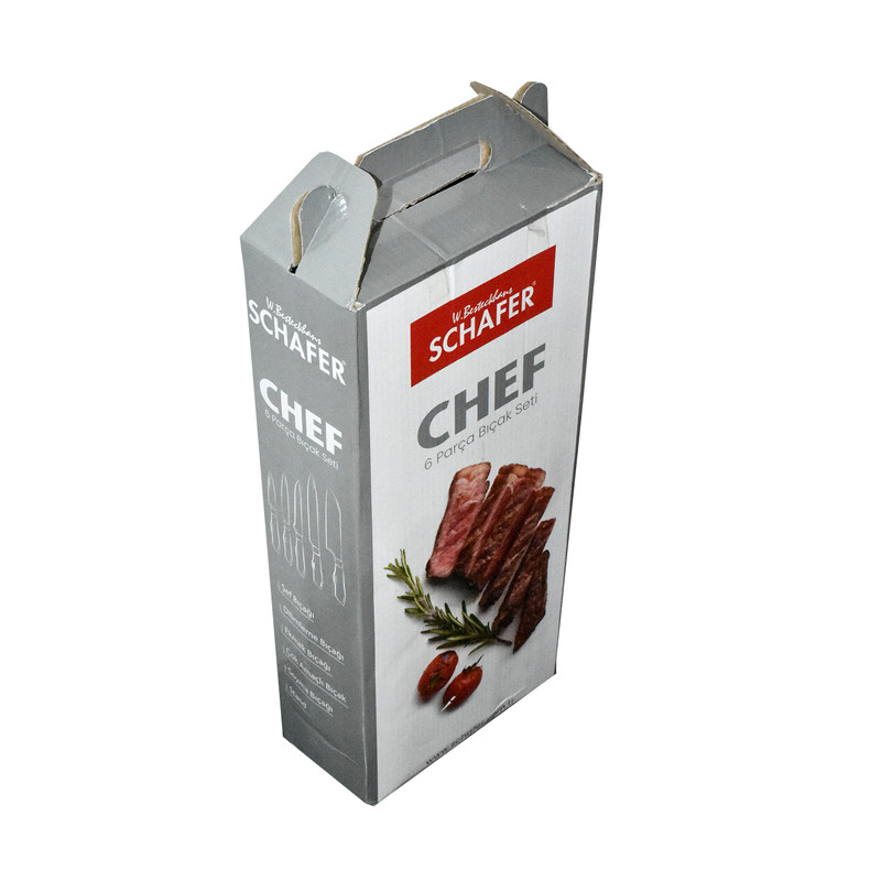سرویس چاقو 6 پارچه شفر مدل Chef